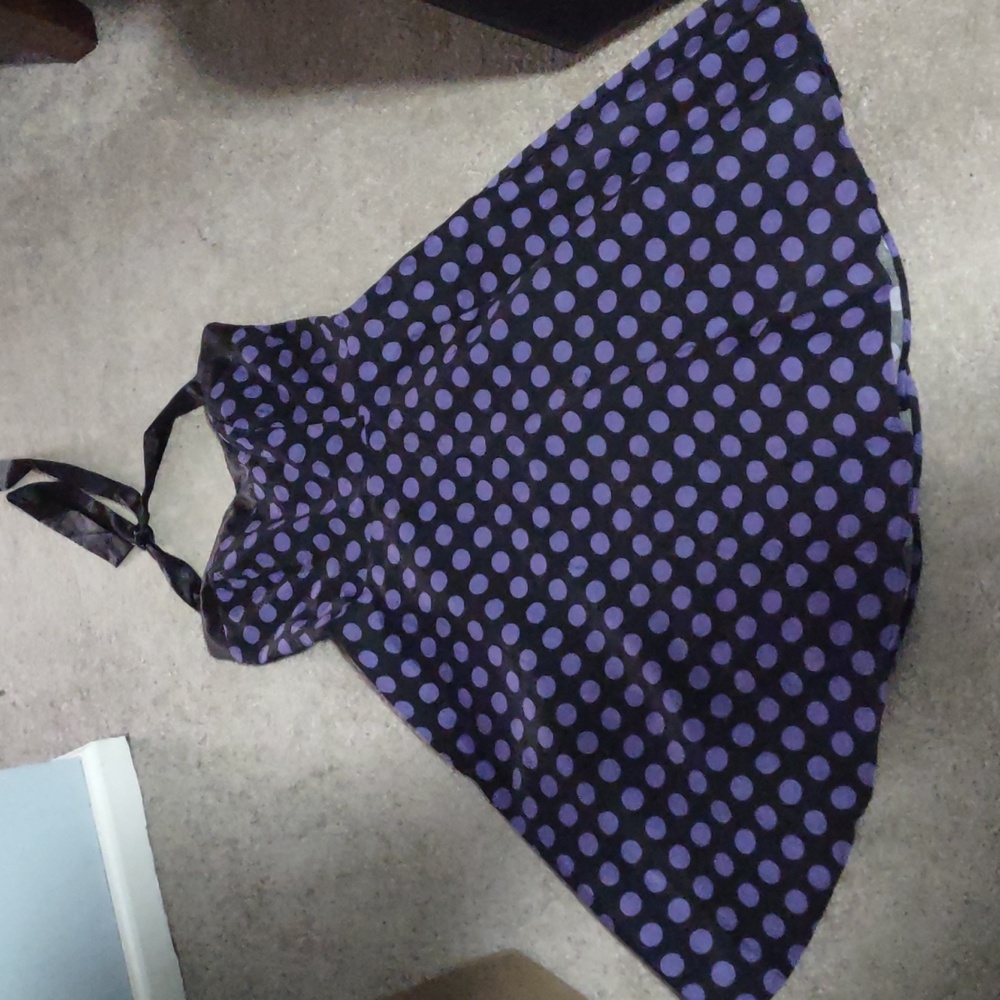 Retro Polka Dot Fit and Flare Dress Dress Tells XL